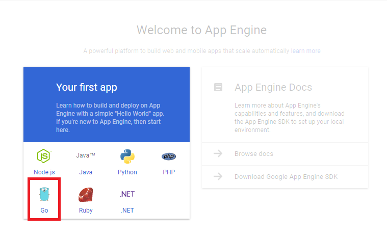 How to Create a Go Project on Google App Engine - Part 1